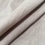 Tecido de linho sintético para cortina, textura elegante e resistente aos raios UV